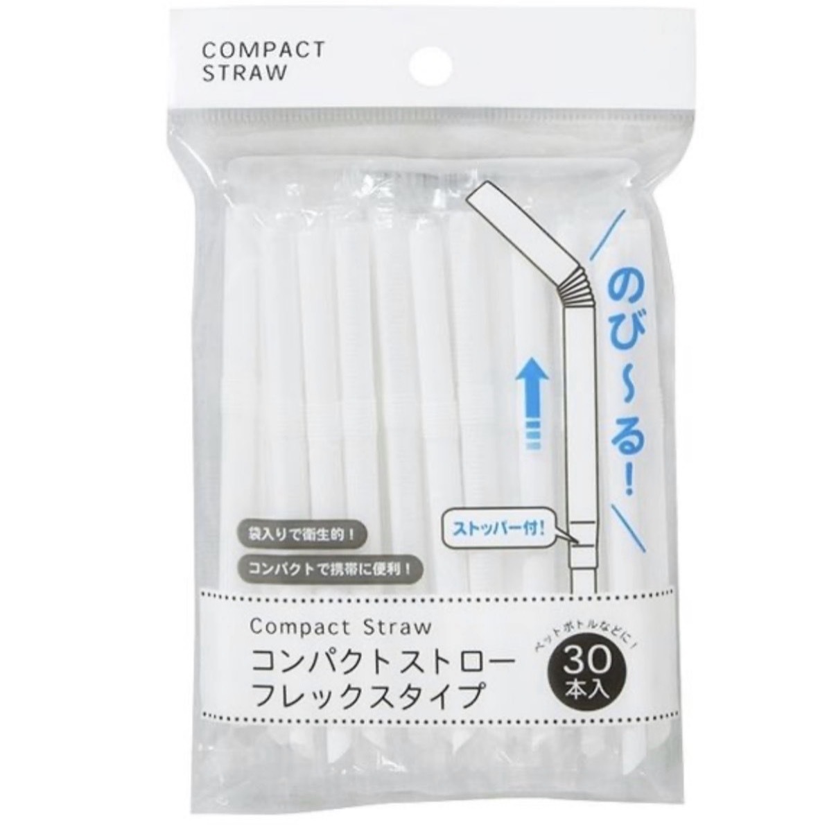 JP 便攜款伸縮款飲管 30枝 3301 TK260810