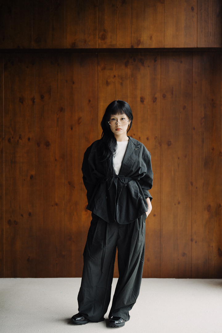 Drunken Dream Linen Sleeve Blazer｜Black｜Hong Kong Original Design