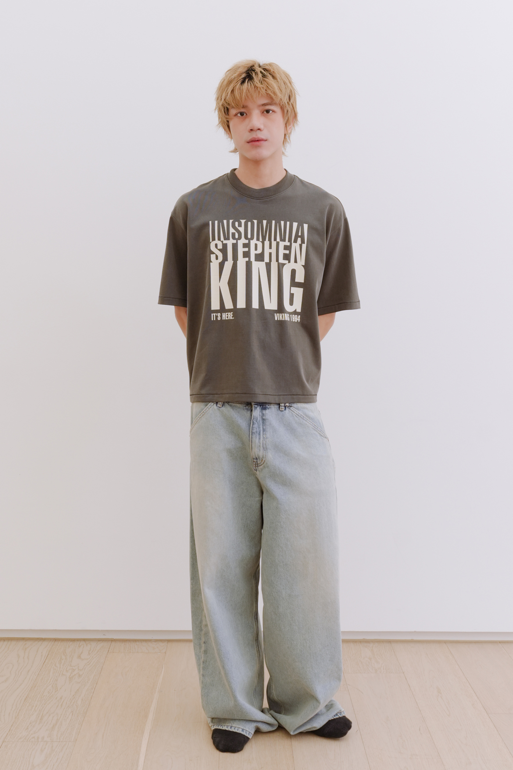 king pigment crop tee #上衣