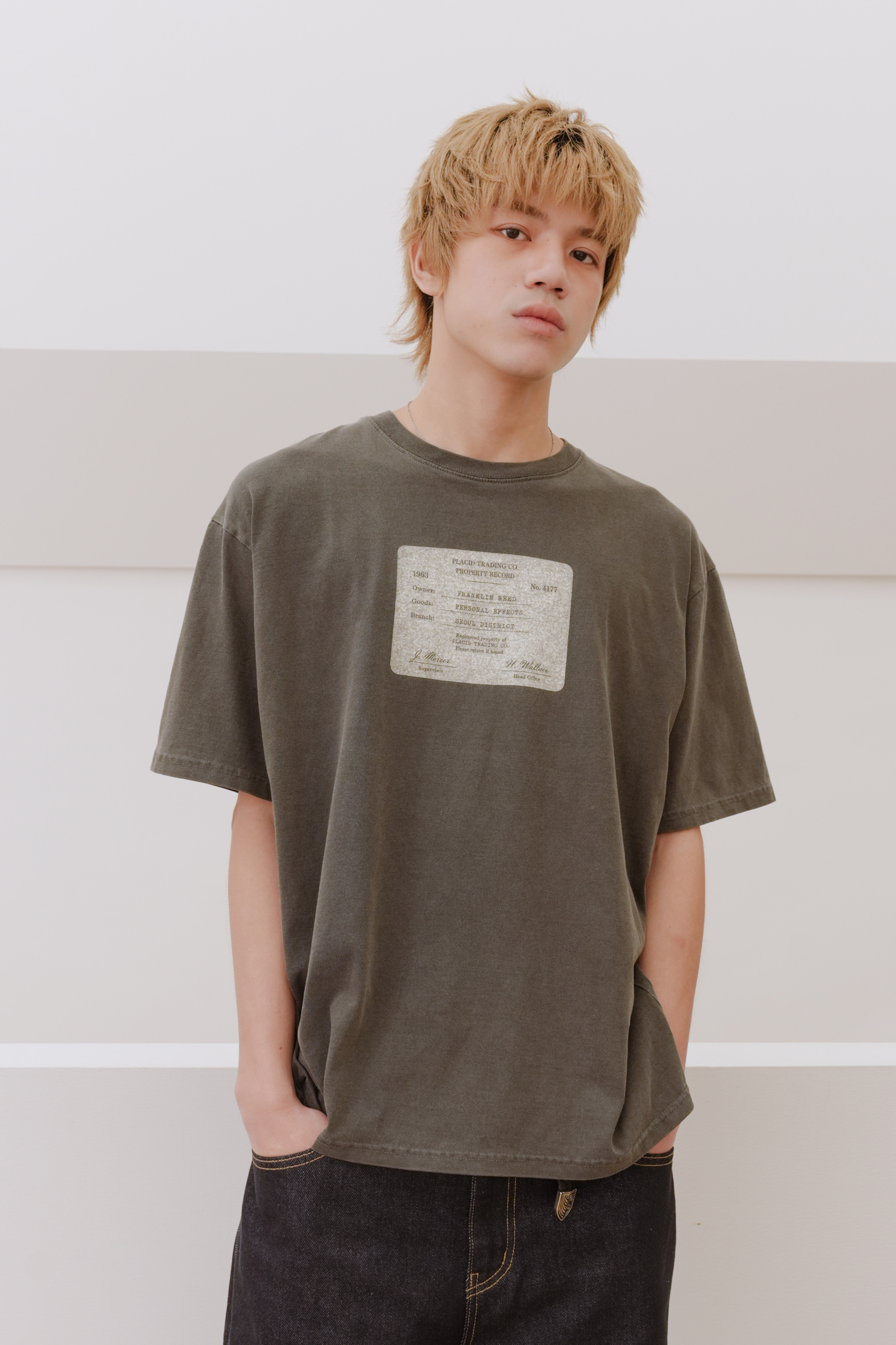 license pigment tee #上衣
