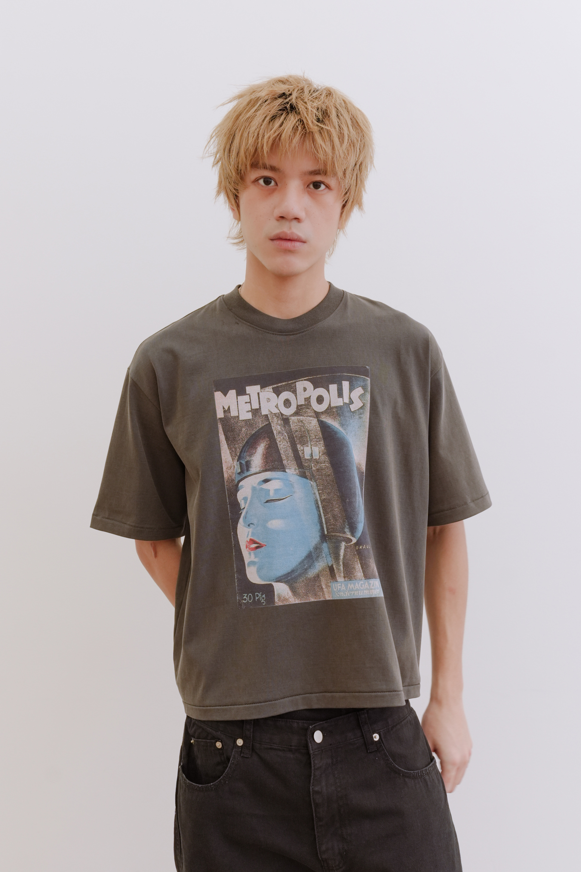 metropolis pigment tee #上衣