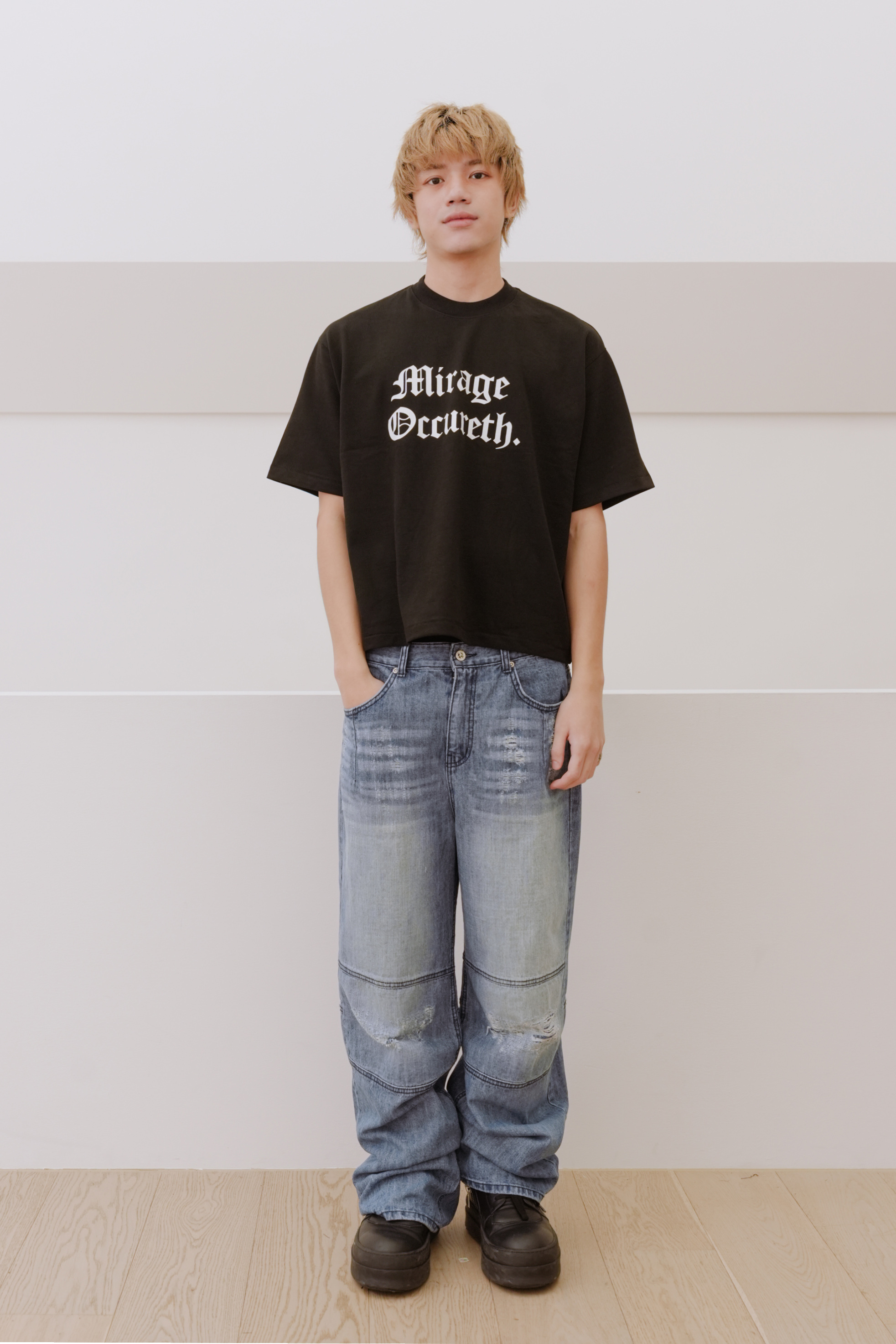 mirage crop tee #上衣