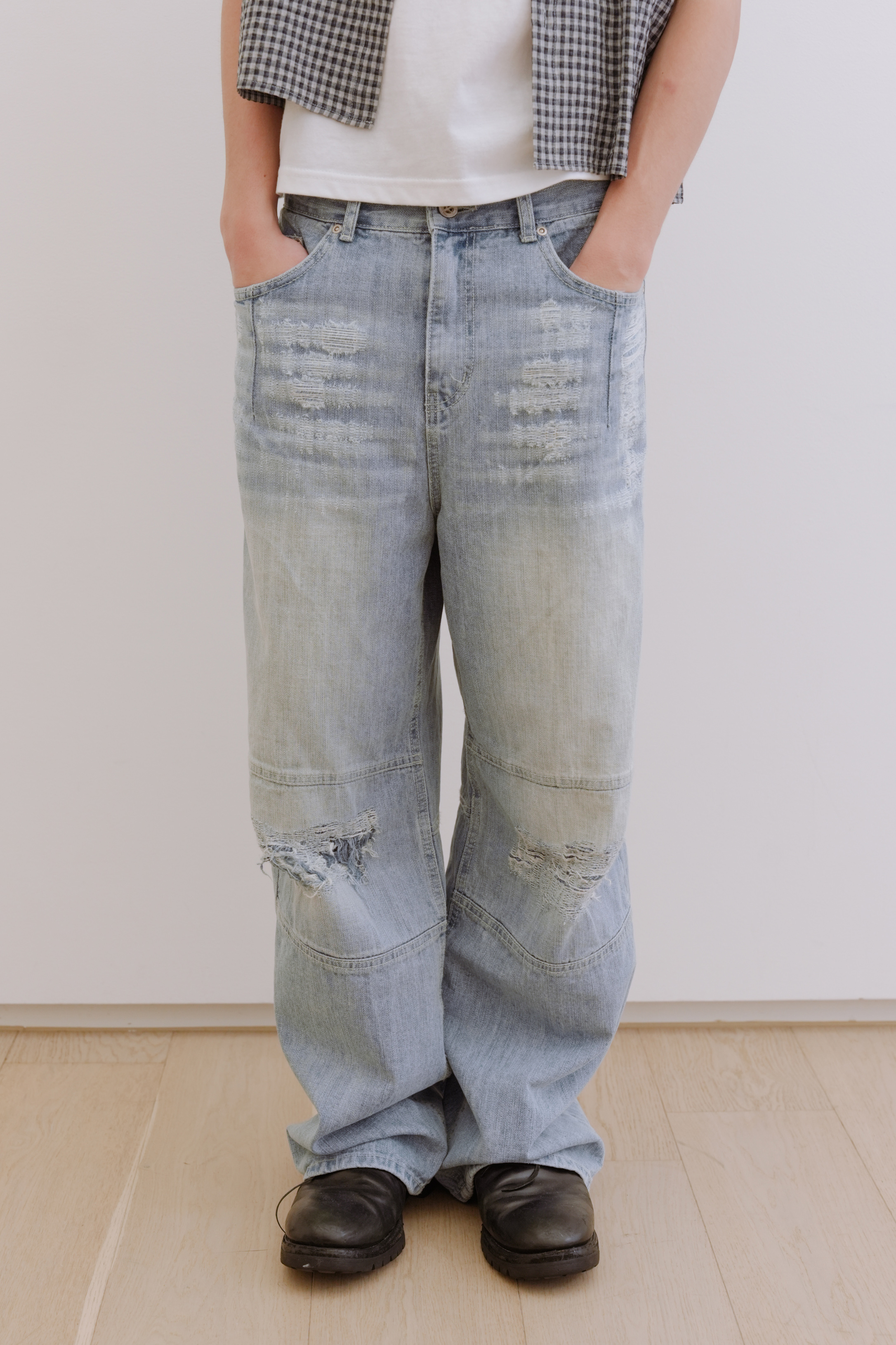 nine vintage denim #牛仔褲