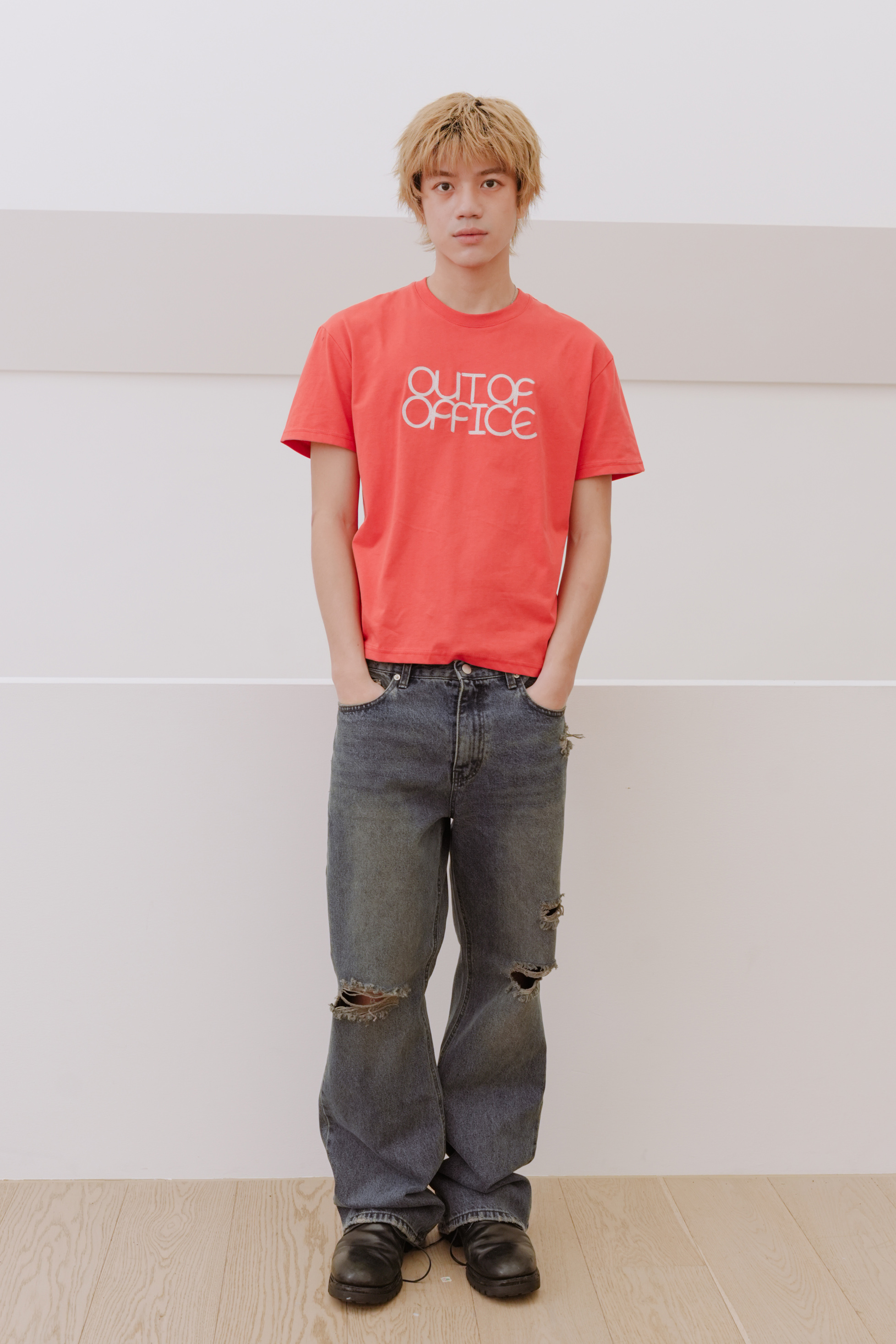 out of office crop tee #上衣