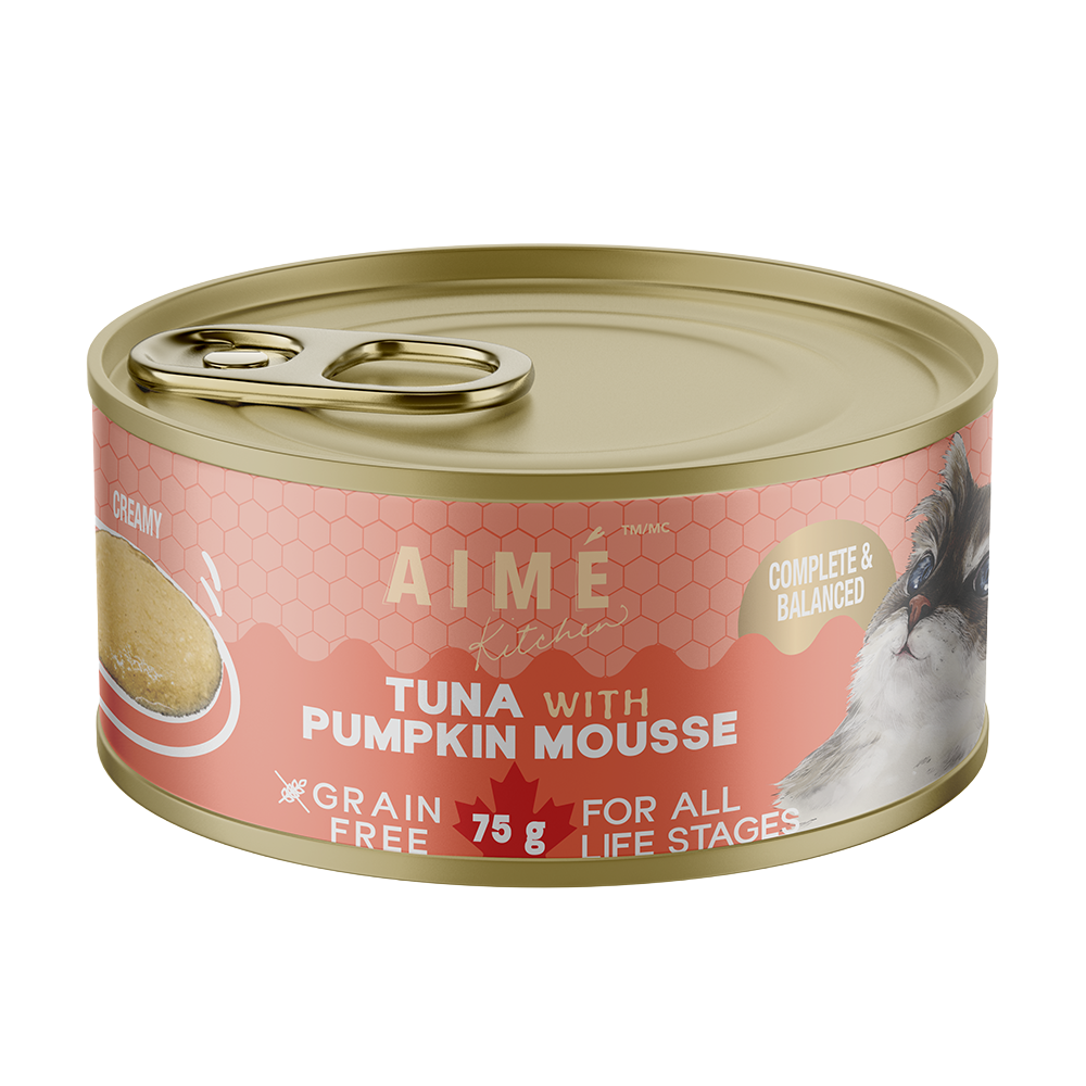 Aime Kitchen - 無穀殿堂主食系列 - 吞拿魚南瓜 Mousse (螢光粉紅) 75g