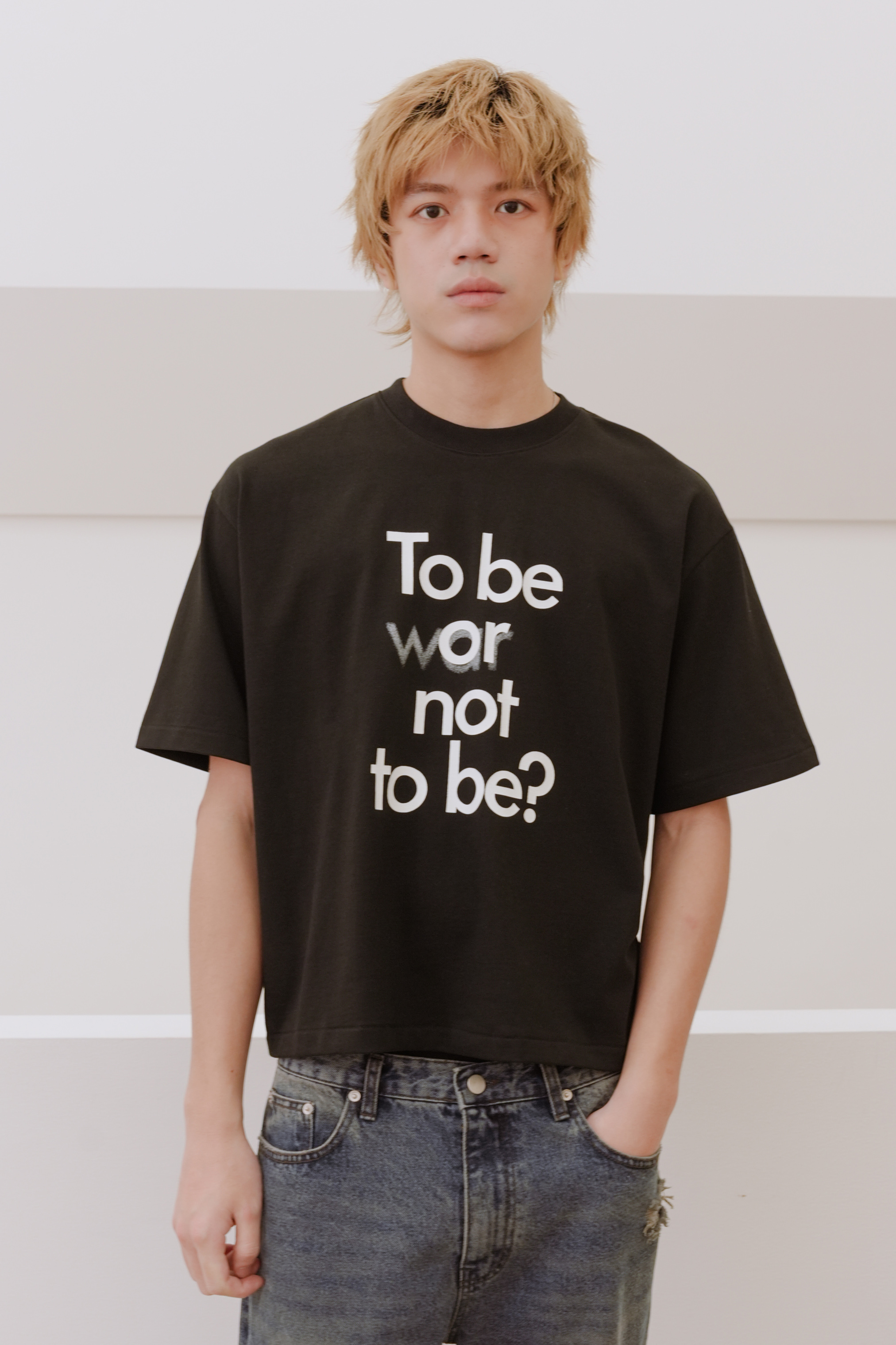 to be printing crop tee #上衣