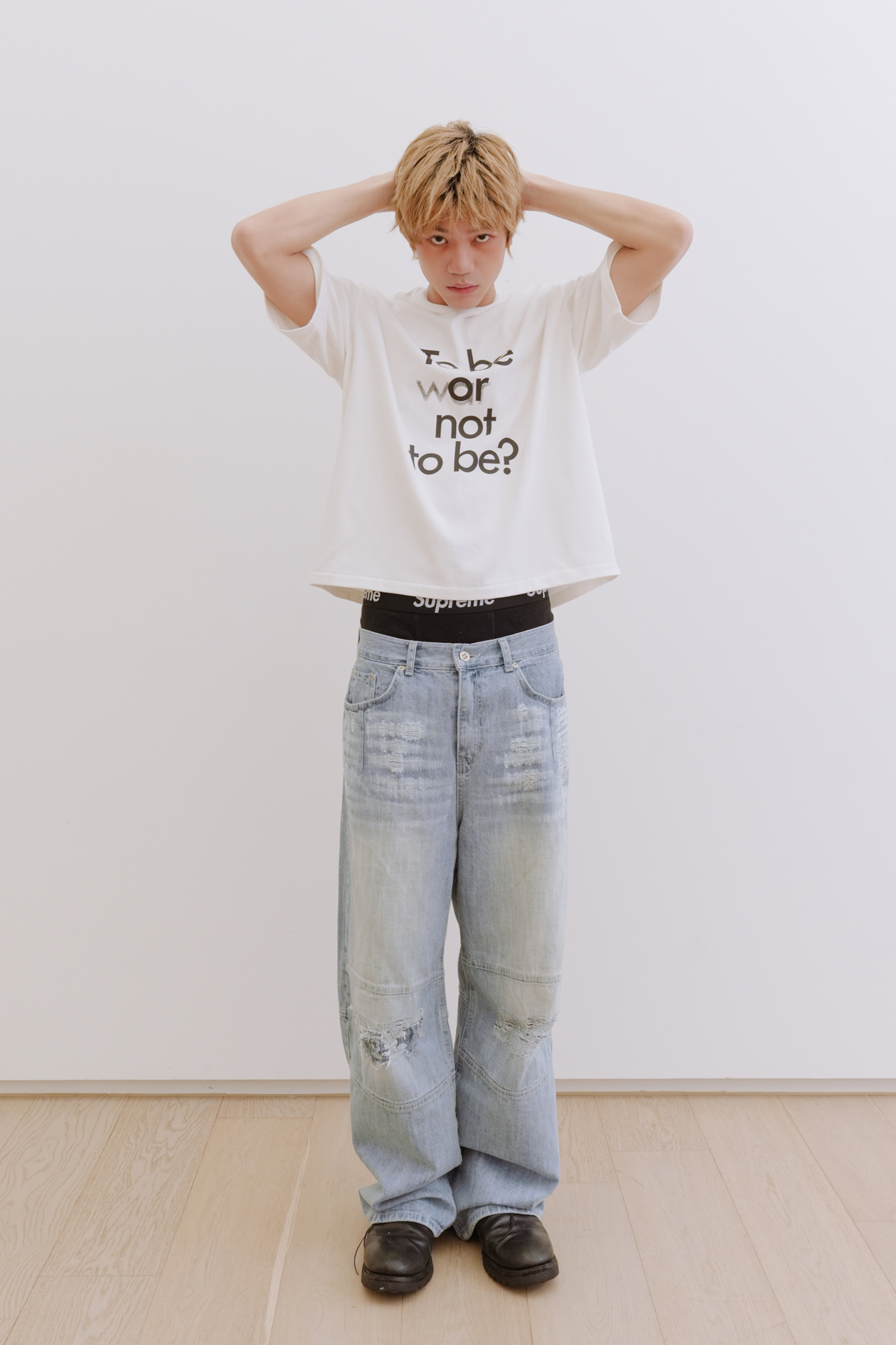 to be printing crop tee #上衣