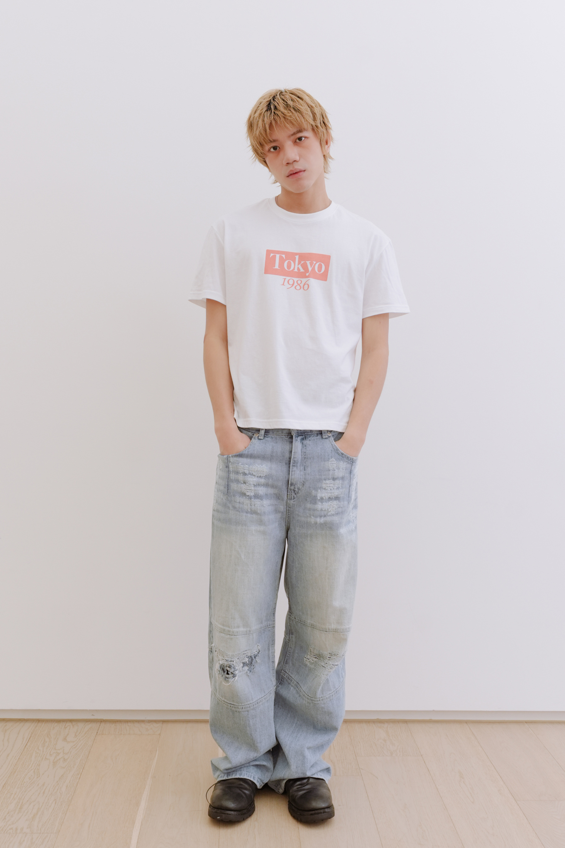 tokyo crop tee #上衣