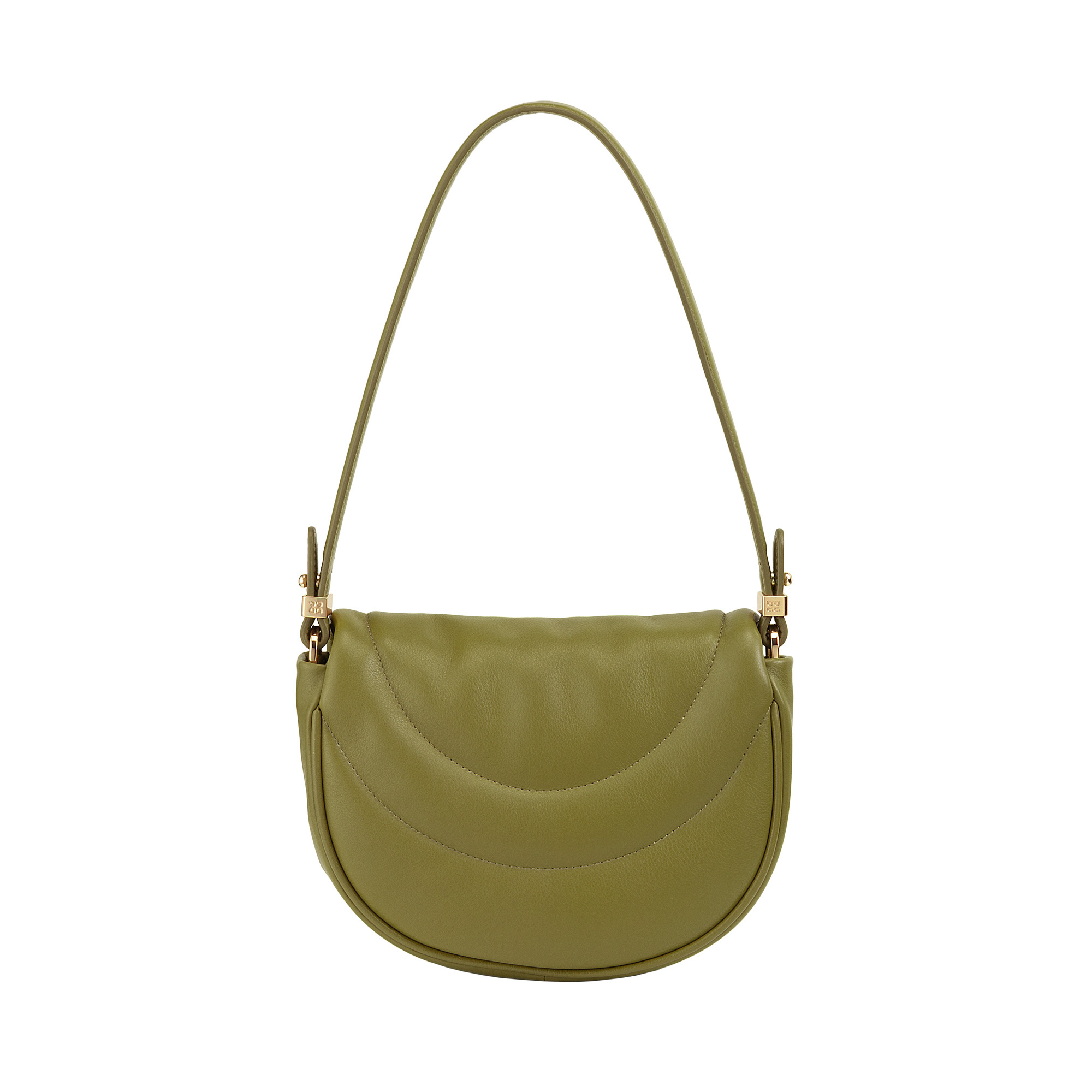 Dudu Leather bag - Panarea 534-6047-51 Olive green