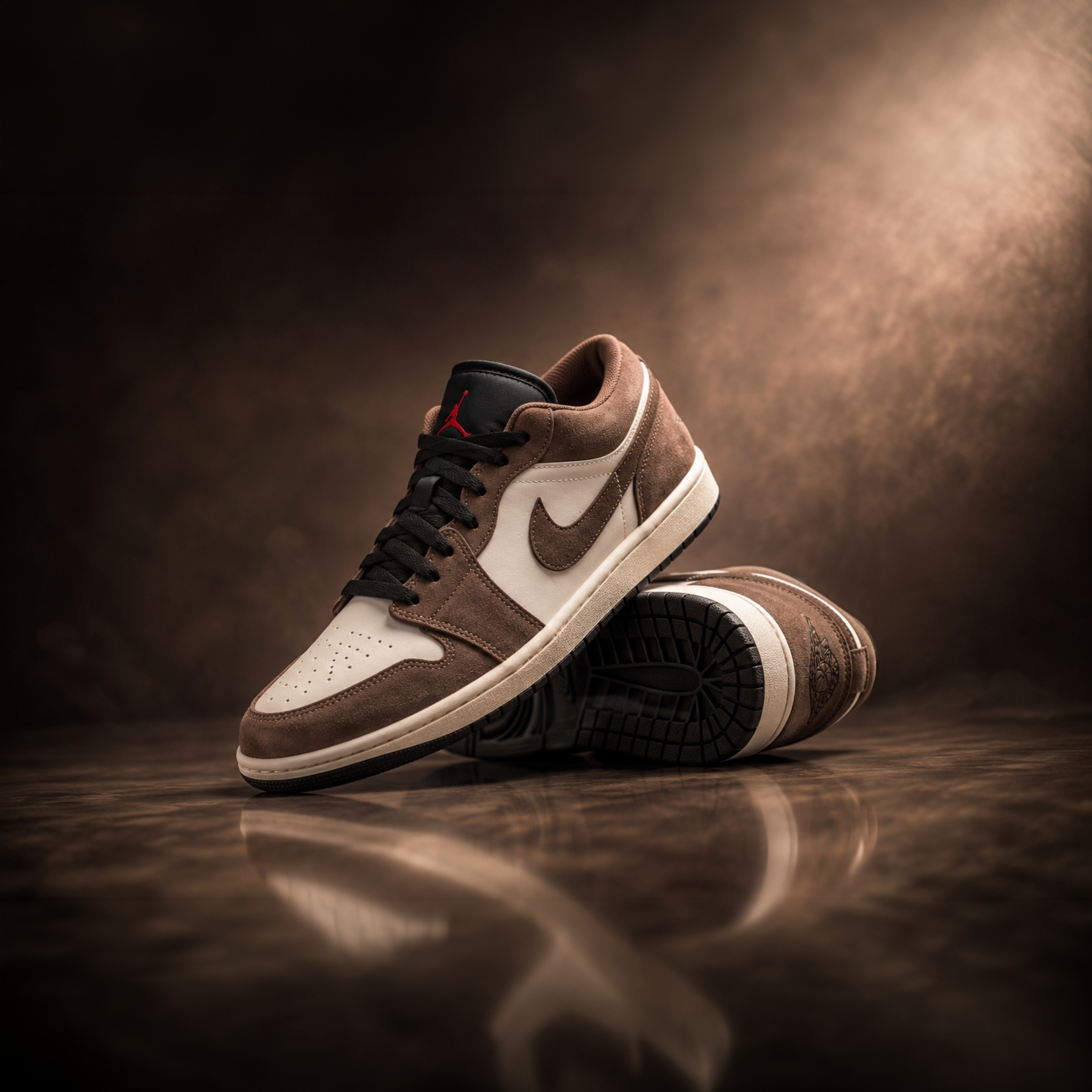 NICEDAY 現貨 Air Jordan 1 Low Mocha 摩卡 可可 棕色 咖啡 麂皮 棕 復古 553558-200