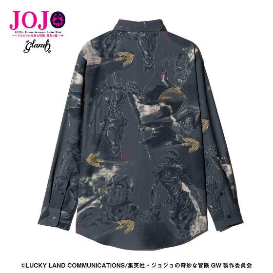 256131 Pbandai 預訂 2026/11月 アニメ『ジョジョの奇妙な冒険 黄金の風』 glamb Jean Pierre Polnareff’s Stand Shirt