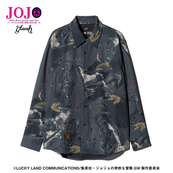 256131 Pbandai 預訂 2026/11月 アニメ『ジョジョの奇妙な冒険 黄金の風』 glamb Jean Pierre Polnareff’s Stand Shirt