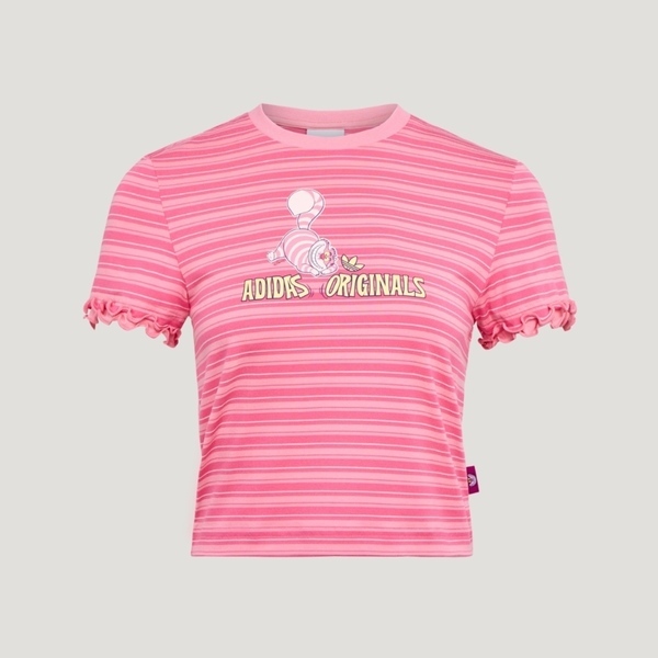 Adidas 愛迪達 W Tee Ss KY8317 女 T恤 運動上衣 休閒短袖 粉紅 迪士尼 妙妙貓