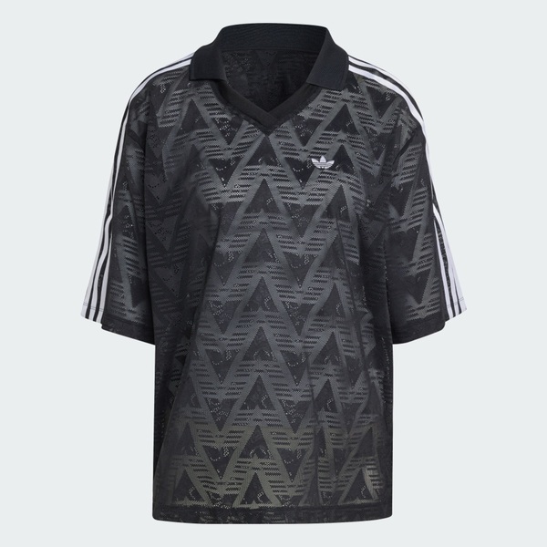 Adidas 愛迪達 Lace Jsy KD0344 女 T恤 短袖上衣 休閒短袖 黑 蕾絲球衣 穿搭