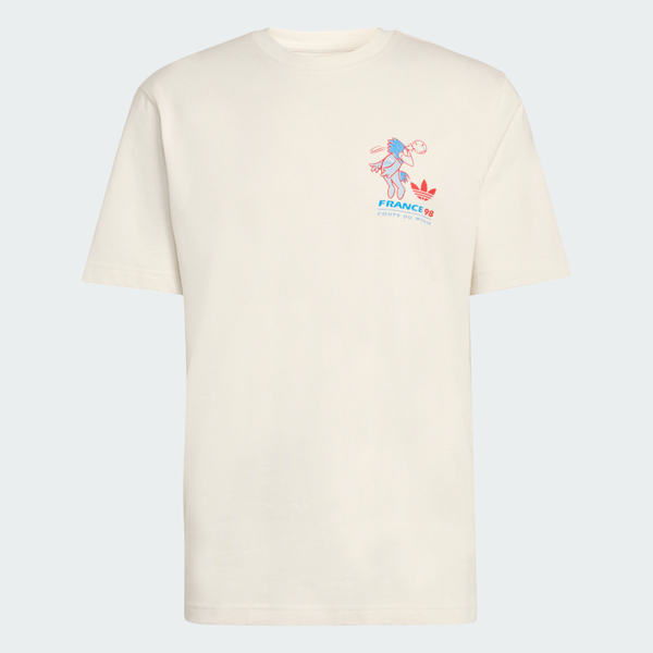 Adidas 愛迪達 Mascot Tee Fot KC3833 男女 T恤 休閒短袖 米 純棉 2026 世界盃
