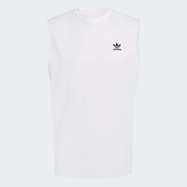 Adidas 愛迪達 Trefoil Ess Tee KE3396 男 T恤 運動上衣 休閒短袖 白 純棉 無袖上衣