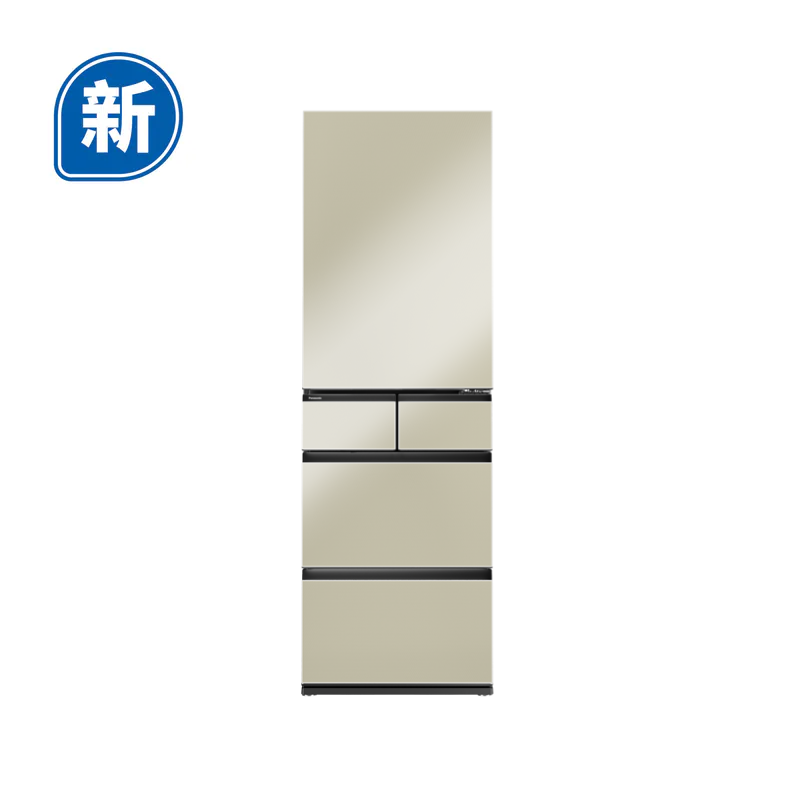 Panasonic 樂聲牌 NR-E461SX/N3 全嵌式五門 "變頻式" 雪櫃 (香檳金)