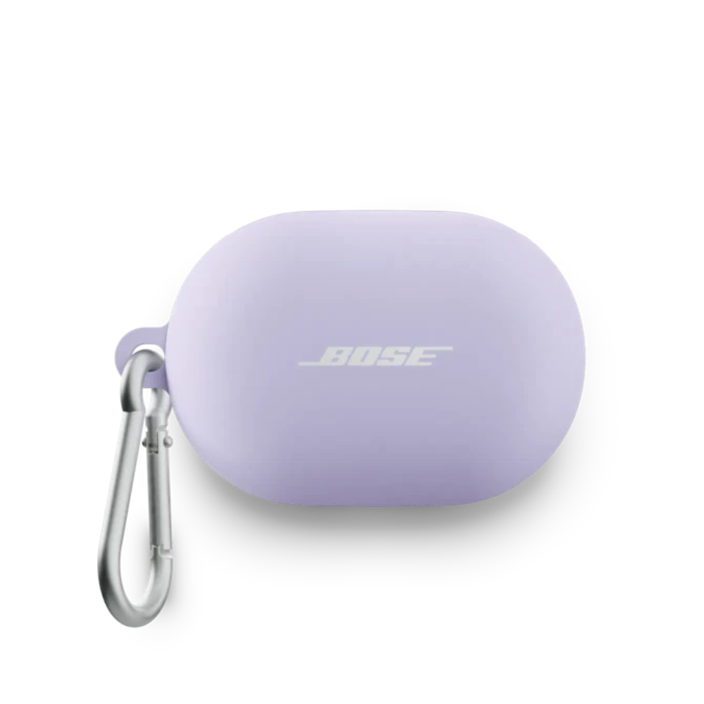 【BOSE】QuietComfort 消噪耳塞 矽膠充電盒保護套 冷丁香紫