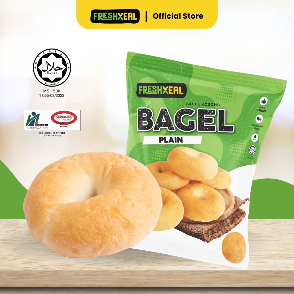 Plain Bagel 4pcs (Frozen)