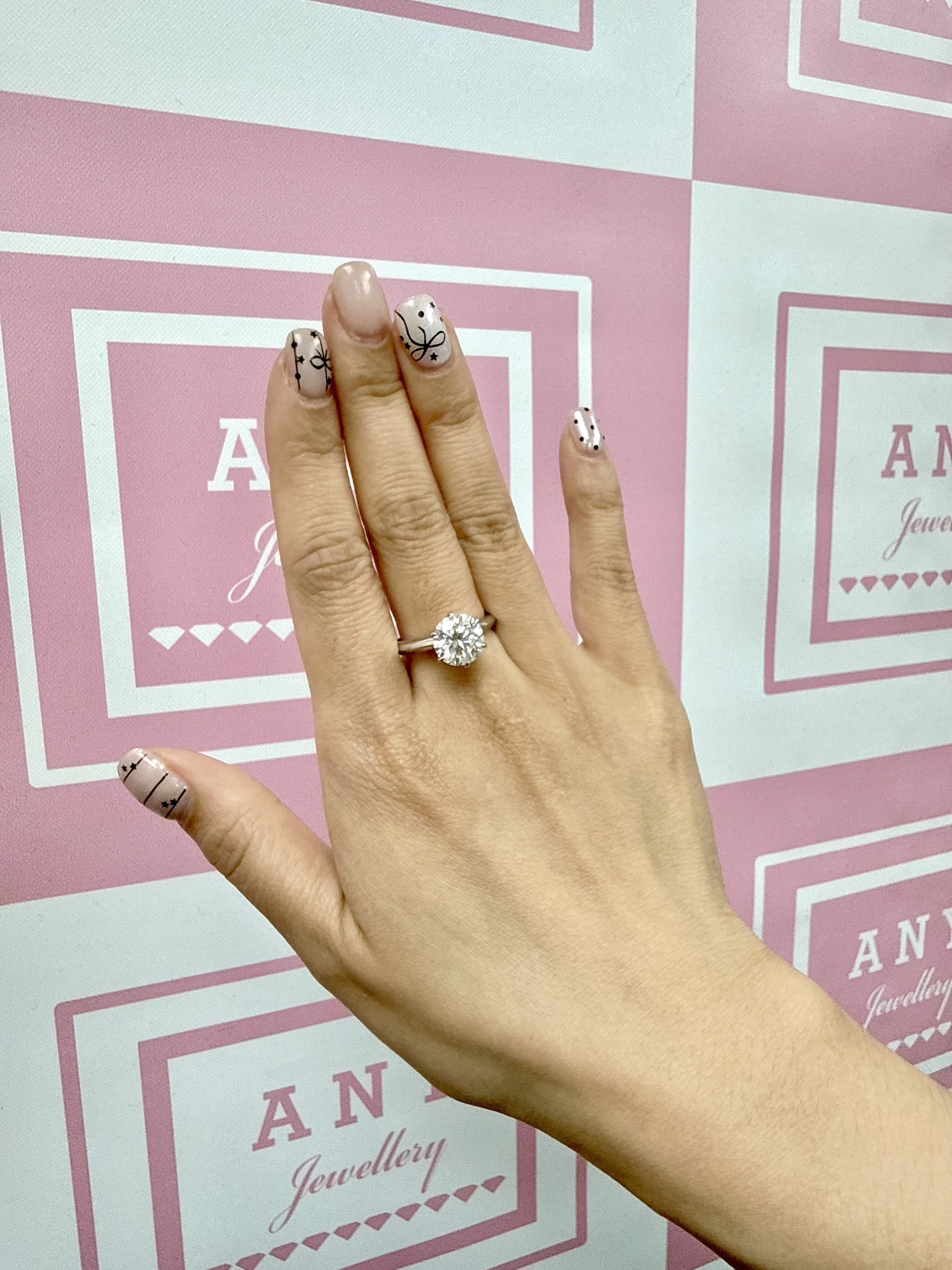 AR05 R6153 3 Carat Solitaire Ring   (Free Upgrate to 莫桑石) $688