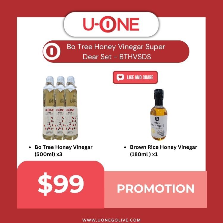 Bo Tree Honey Vinegar Super Dear Set  - BTHVSDS