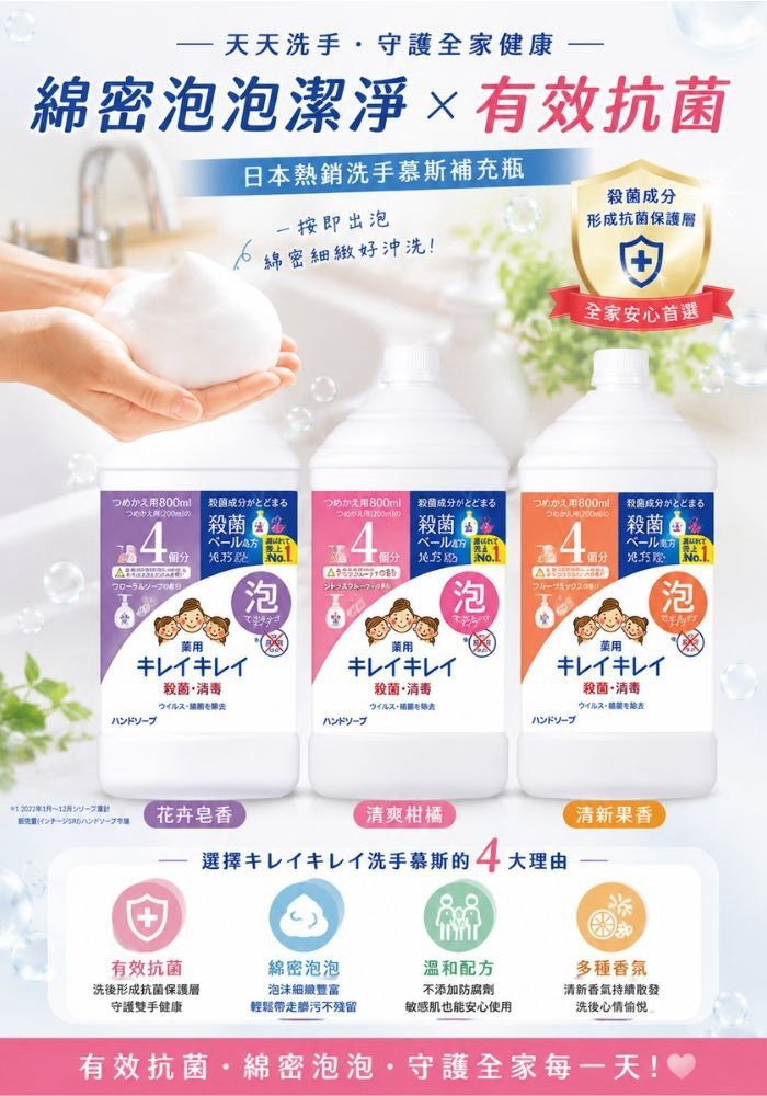 (團購)LION洗手慕斯(09/17到貨)