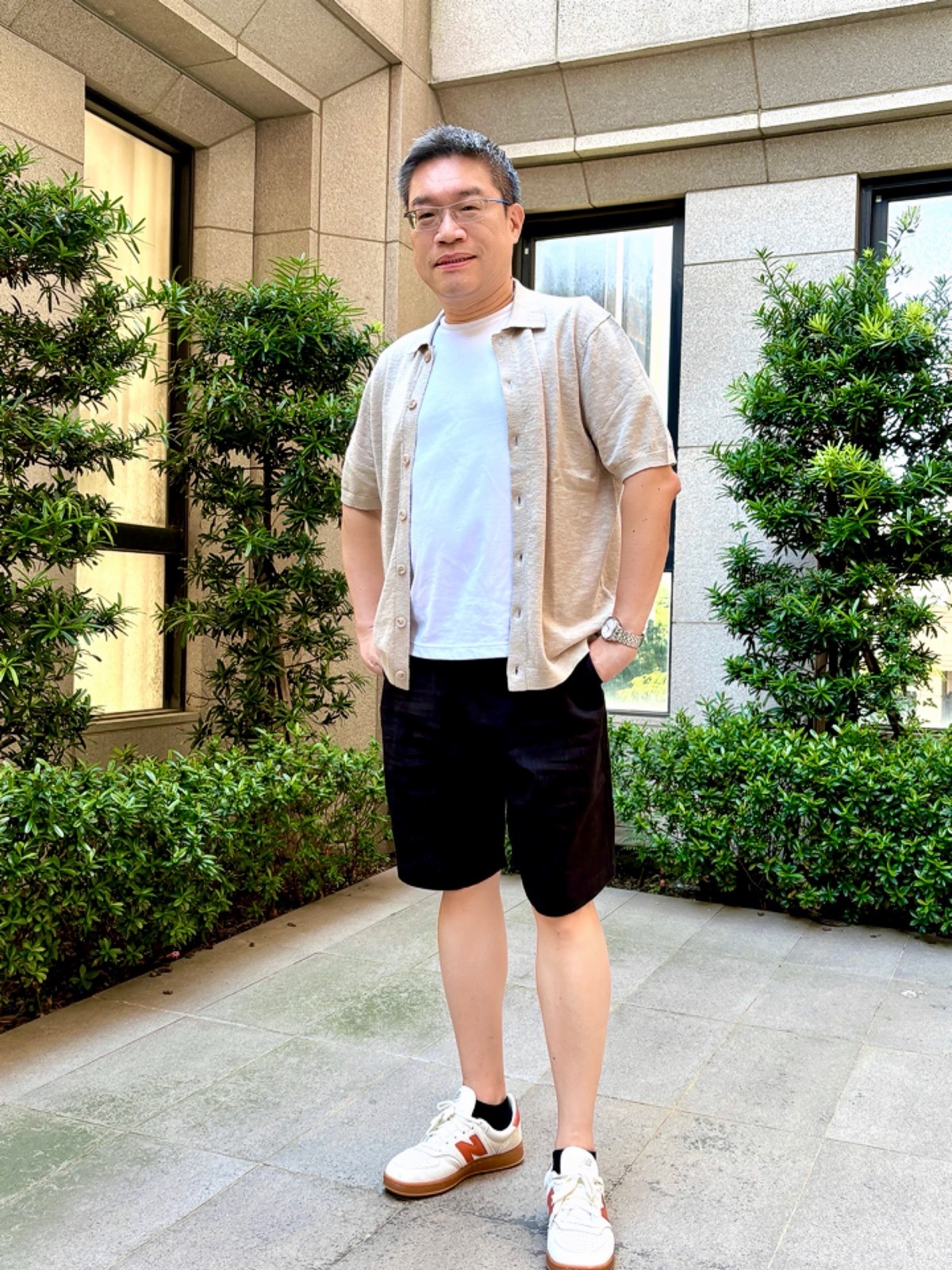 憲哥穿搭 週末的鬆一點