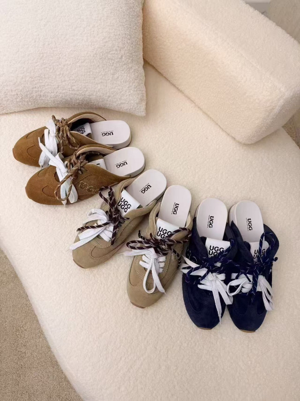 澳洲🇦🇺UGG OZLANA Windsor Detail Mule 麂皮綁帶穆勒鞋 OZ7006