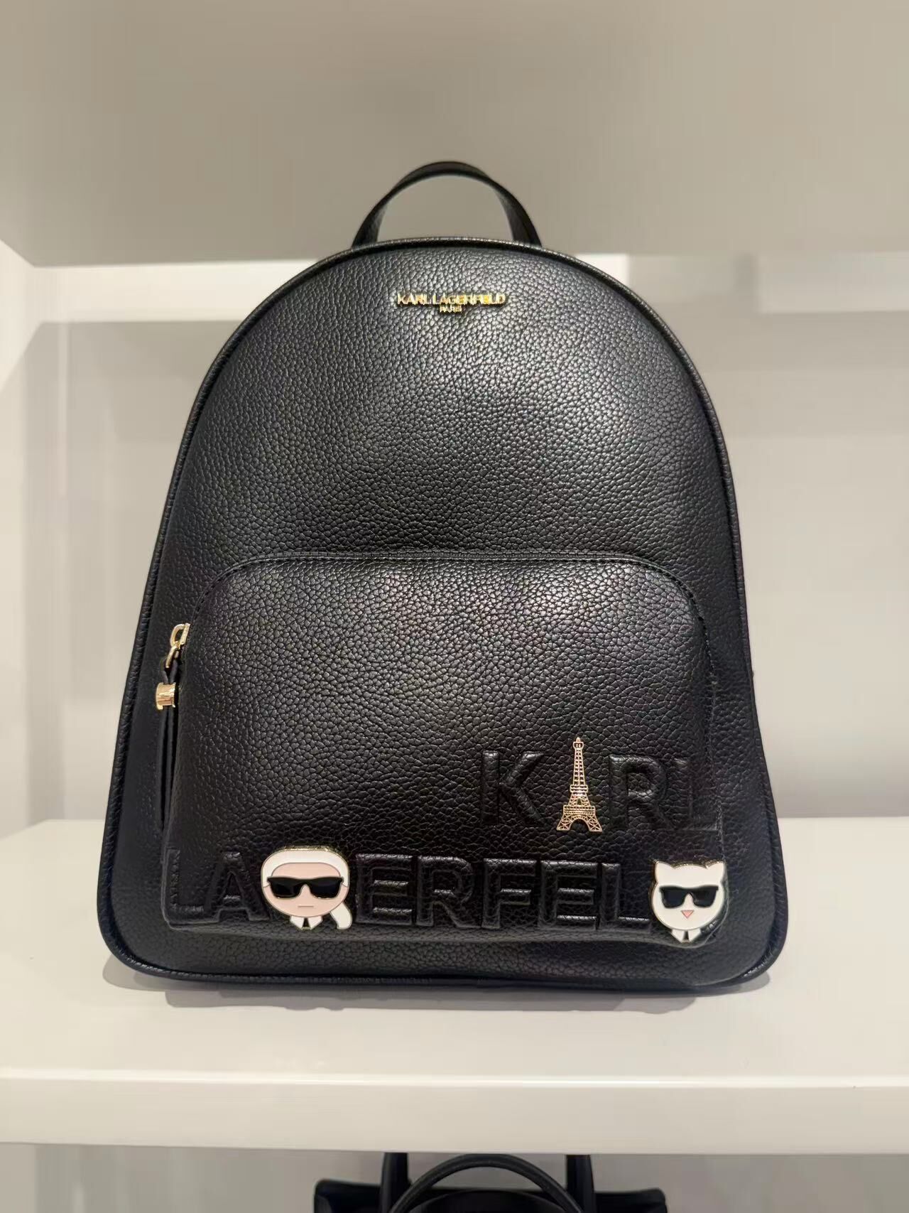 【預購】KARL LAGERFELD H0811105 Khloe 壓紋雙肩包