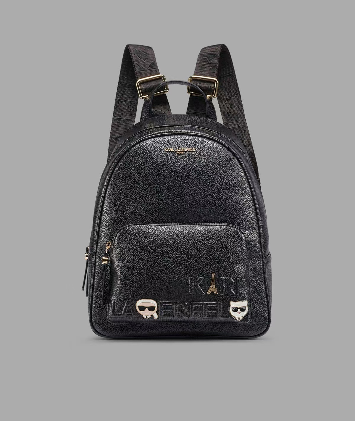 【預購】KARL LAGERFELD H0811105 Khloe 壓紋雙肩包