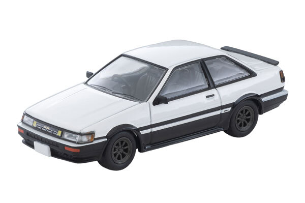 預訂:1/64 TOMYTEC LV-N304d Toyota Corolla Levin 2-door GT-APEX Car w/RS Watanabe Wheel (White/Black) '85 Model (342069)