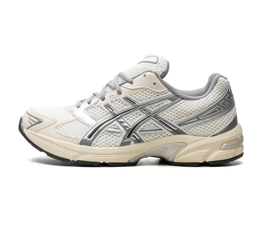 二手商品（現貨在店）28CM 原盒 ASICS GEL-1130 奶油灰銀 亞瑟膠科技跑鞋 老爹鞋 休閒 跑鞋【1202A164-116】