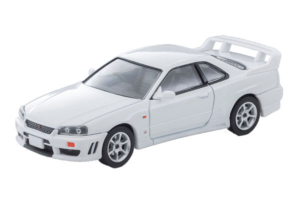 預訂:1/64 TOMYTEC LV-N365b Nissan Skyline 2-door Sport Coupe 25GT TURBO w/Option Part (White) 1998 Model (339540)