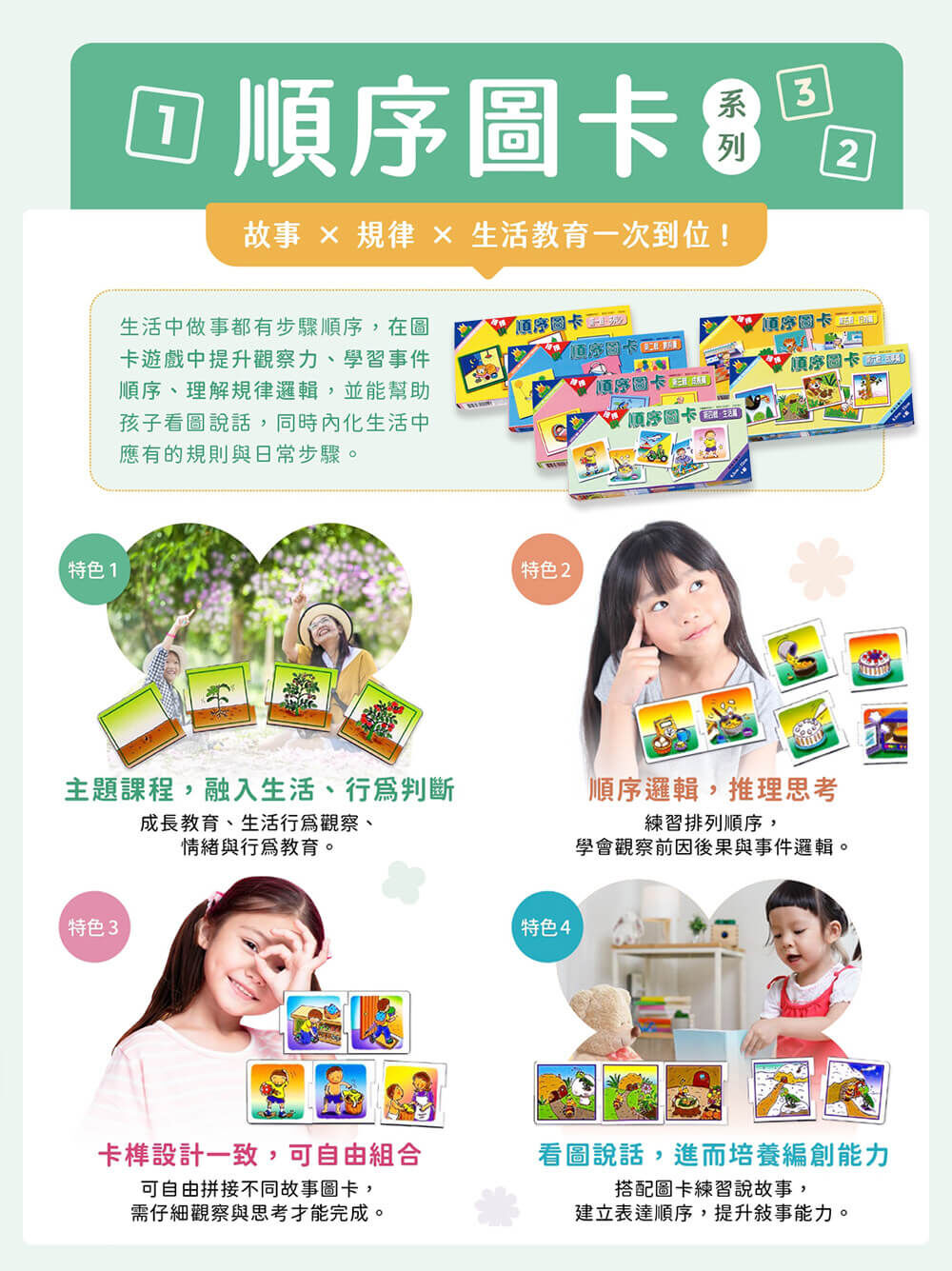 順序圖卡系列—第五輯行為篇&第六輯故事篇
