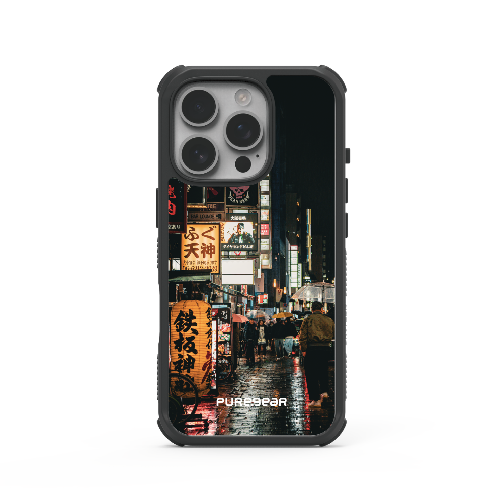 iPhone 輕坦克防摔手機殼 / 霓虹迴路(微光集影)