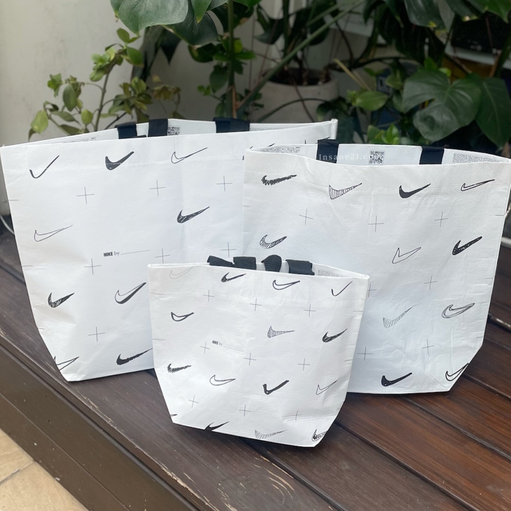 NIKE 小款 塗鴉款 環保 防水購物袋 手提袋 海外限定