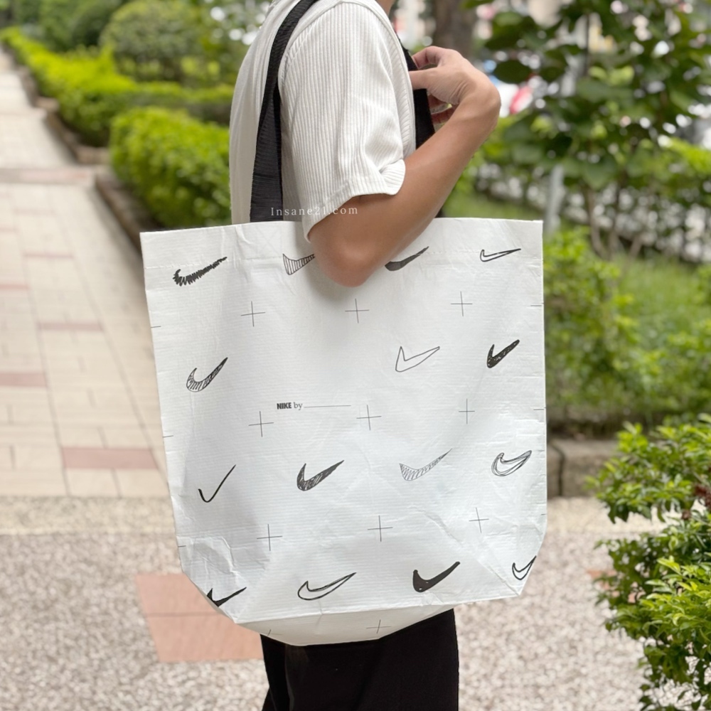 NIKE 中款 塗鴉款 環保 防水購物袋 手提袋 海外限定