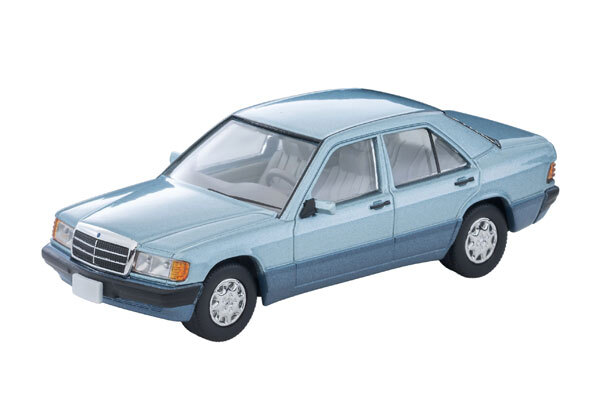 預訂:1/64 TOMYTEC LV-N77c Mercedes-Benz 190 E (Pearl Blue) '92 Model (339847)