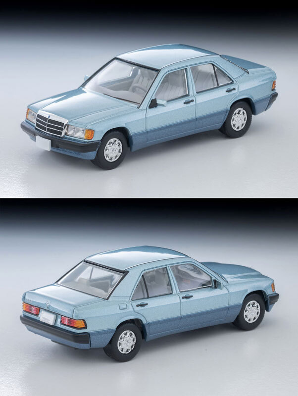 預訂:1/64 TOMYTEC LV-N77c Mercedes-Benz 190 E (Pearl Blue) '92 Model (339847)