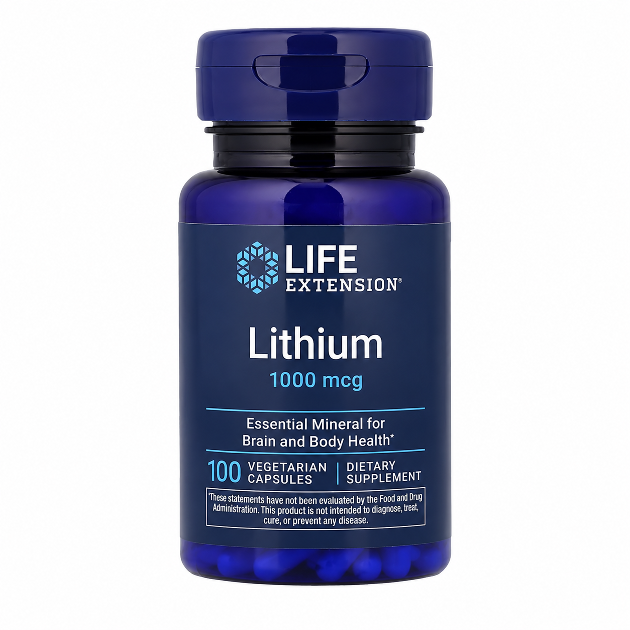【iHerb】任兩件免運 Life Extension 鋰 Lithium 1000mcg 100粒