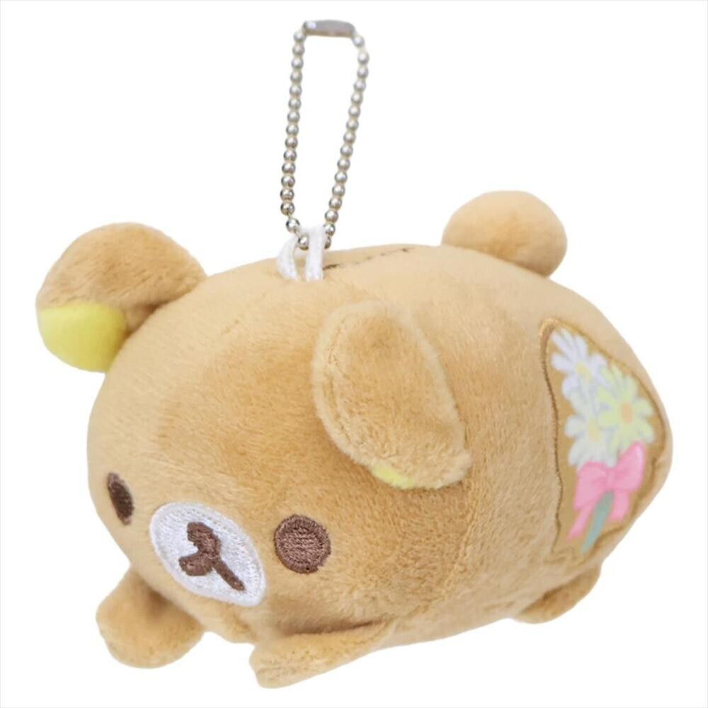 Rilakkuma Lying Down Mascot Keychain