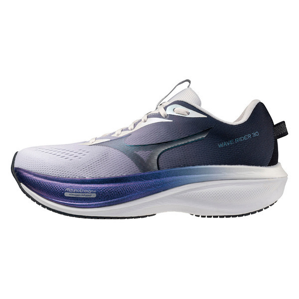 Mizuno 美津濃 Wave Rider 30 J1GS262099 男 慢跑鞋 緩震 緩衝 炫光 藍白