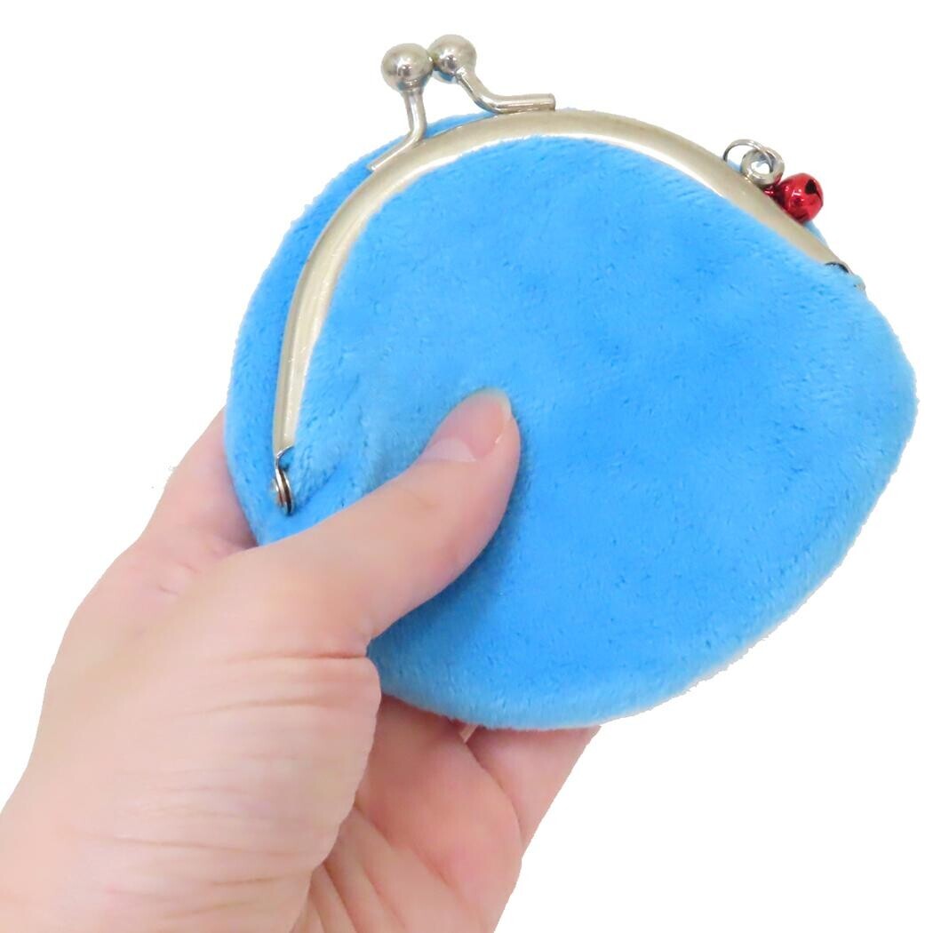 Doraemon Plush Face Kiss-Lock Coin Purse