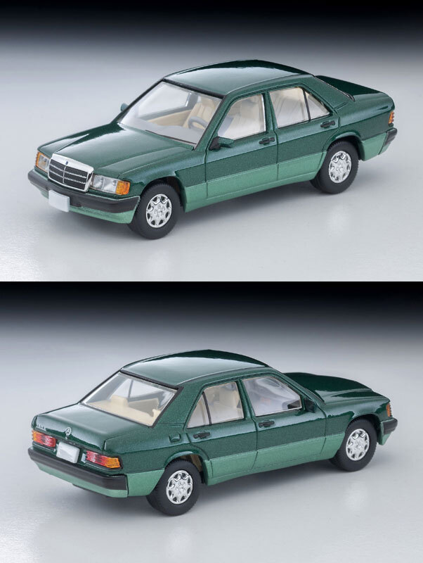 預訂:1/64 TOMYTEC LV-N77d Mercedes-Benz 190 E (Green) 92 Model (341826)