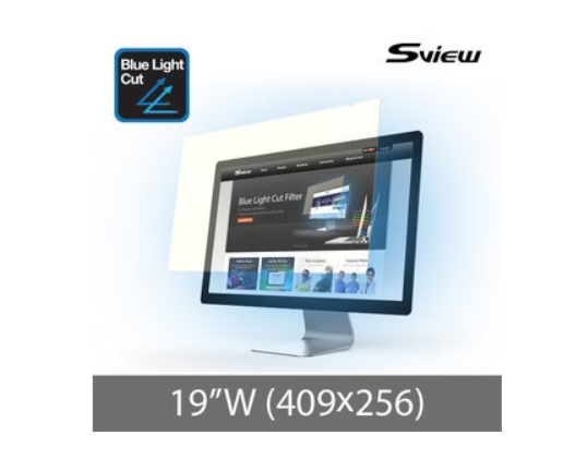 Sview 19吋 Wide Blue Light Cut Screen Filter 抗藍光濾片 (409 x 256mm) SBFAG-19W