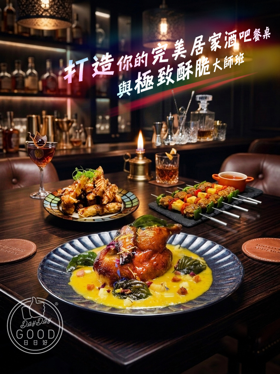 朱Sir實體課 - 打造你的完美居家酒吧餐桌與極致酥脆大師班