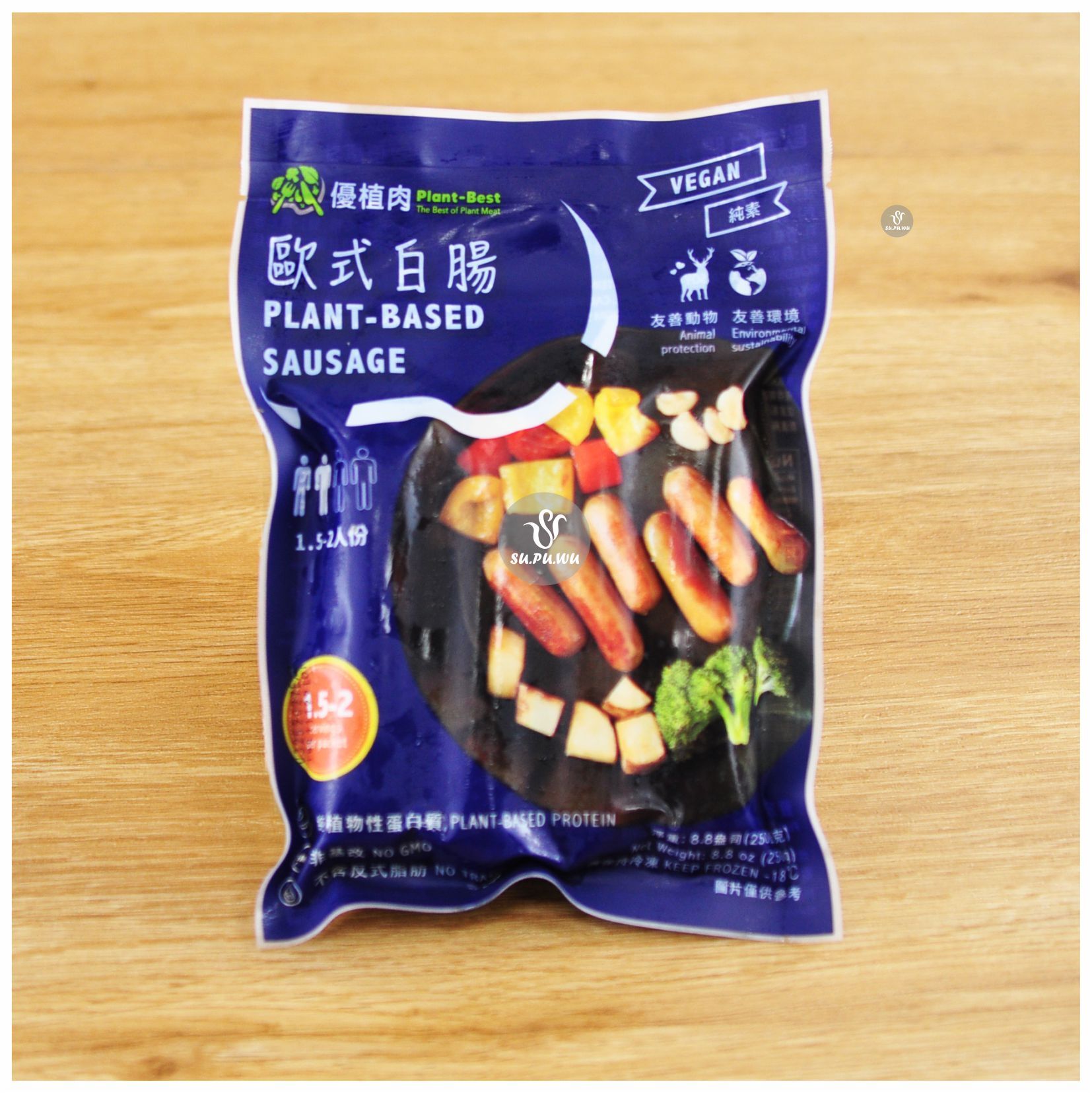 〔優植肉〕歐式白腸