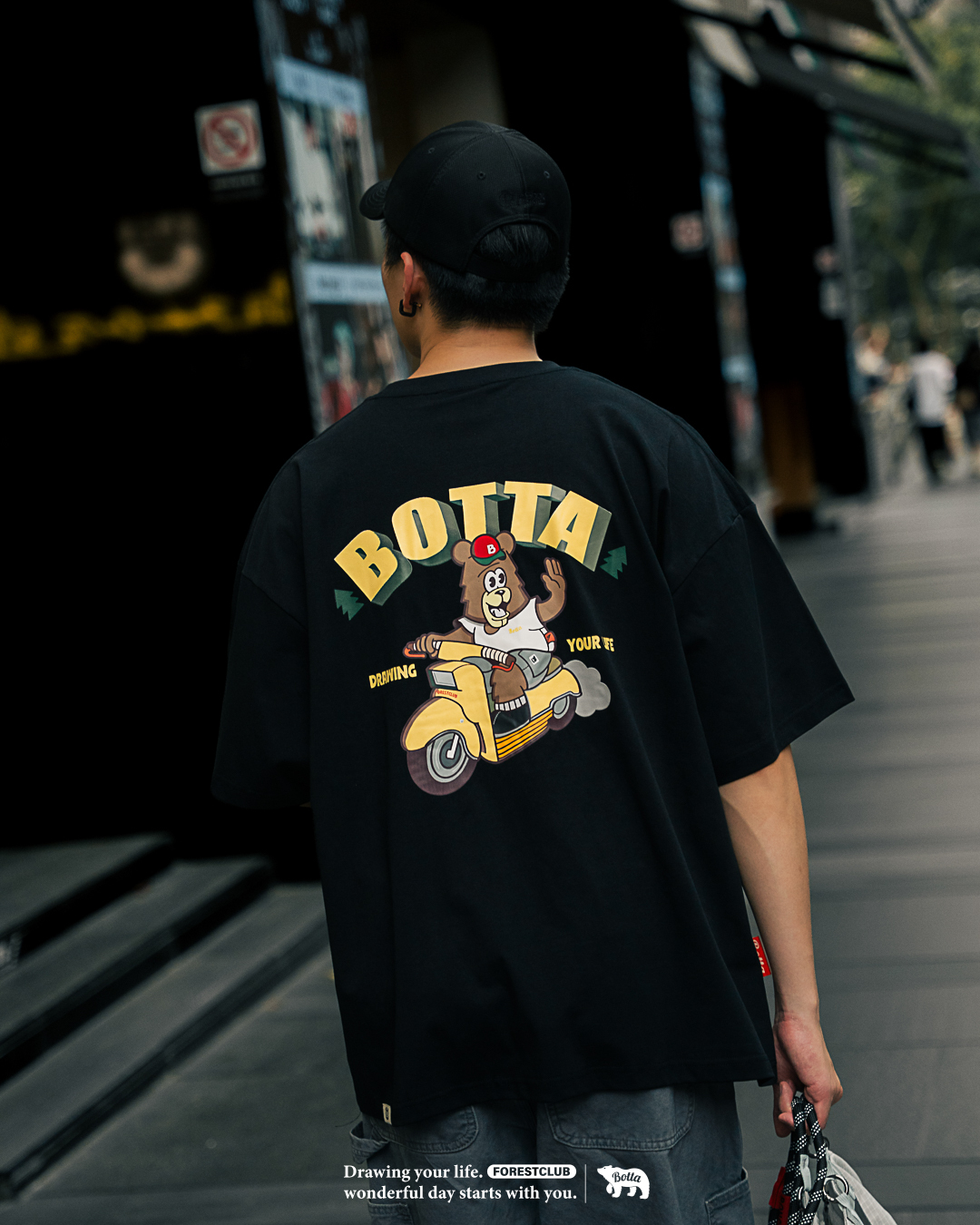 #現貨 BOTTA Sorona 涼感抗菌 速乾 寬鬆機車熊短踢 兩色 22329