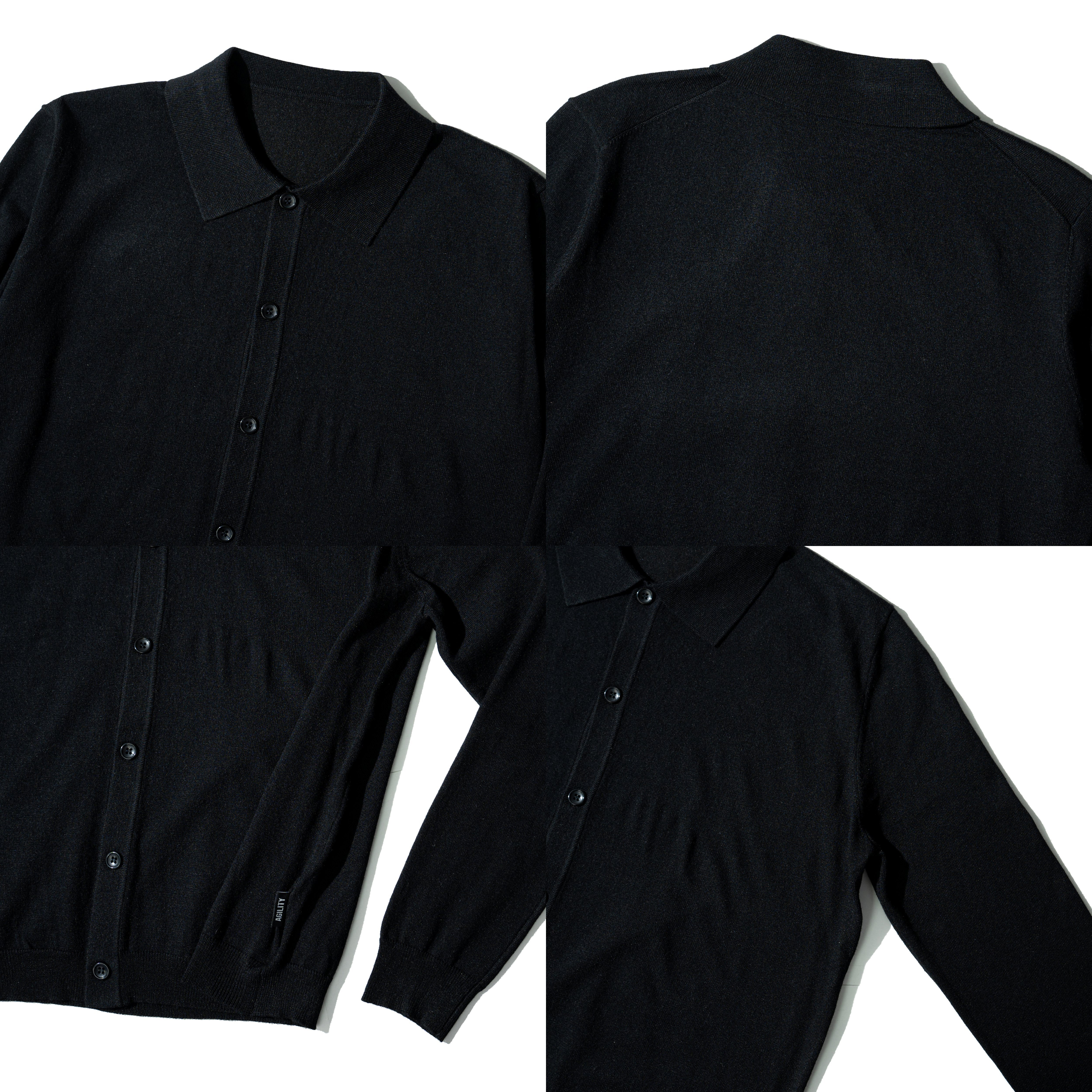 AGILITY Knit LS Shirts 排釦針織 長袖襯衫 [KN8]