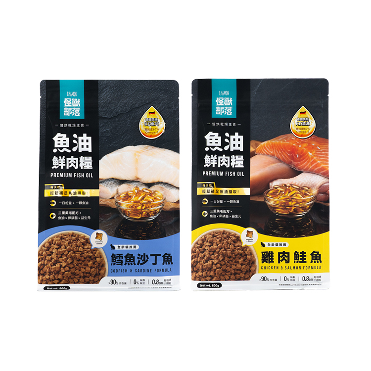 【怪獸部落LitoMon】頂級魚油鮮肉主食貓糧 貓飼料
